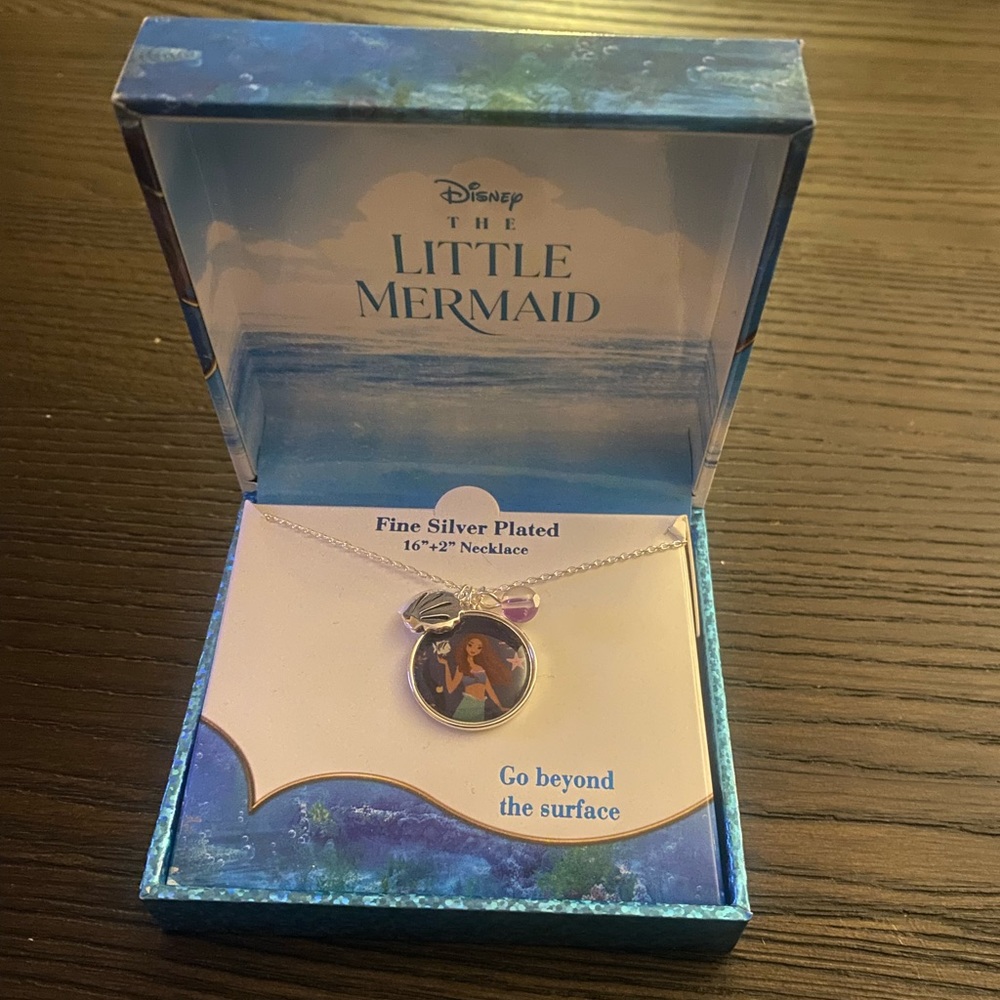 NEW Disney Little Mermaid charm necklace